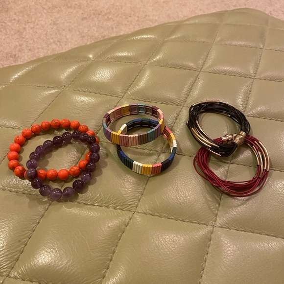 Jewelry - Set of 6 Bracelets - additional photos listed